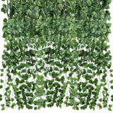48 Pack 7 Feet Artificial Ivy Garlands, Fake Vines Greenery Hanging Plants Gr... Green Plant