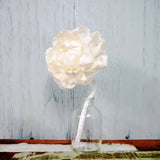 9 Peony Rose Sola Wood Diffuser Flowers 8 cm Dia. with Cotton Rope and A/W/S Dried Flower
