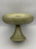 Rare Floral Haeger Footed Stand Vase Planter  Carnation Green 1970s MCM Carnation