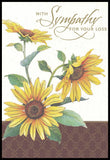 Greeting Card - Sunflower - Sympathy - 0083 Sunflower