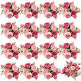16 Bundles Silk Peonies Faux Flower Bouquets for Wedding & Home Decor Peony