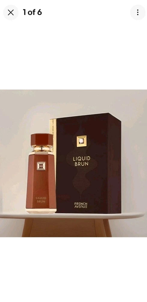 Liquid Brun French Avenue by Fragrance World EDP Eau De Parfum 3.4 oz/100ml Bouquet