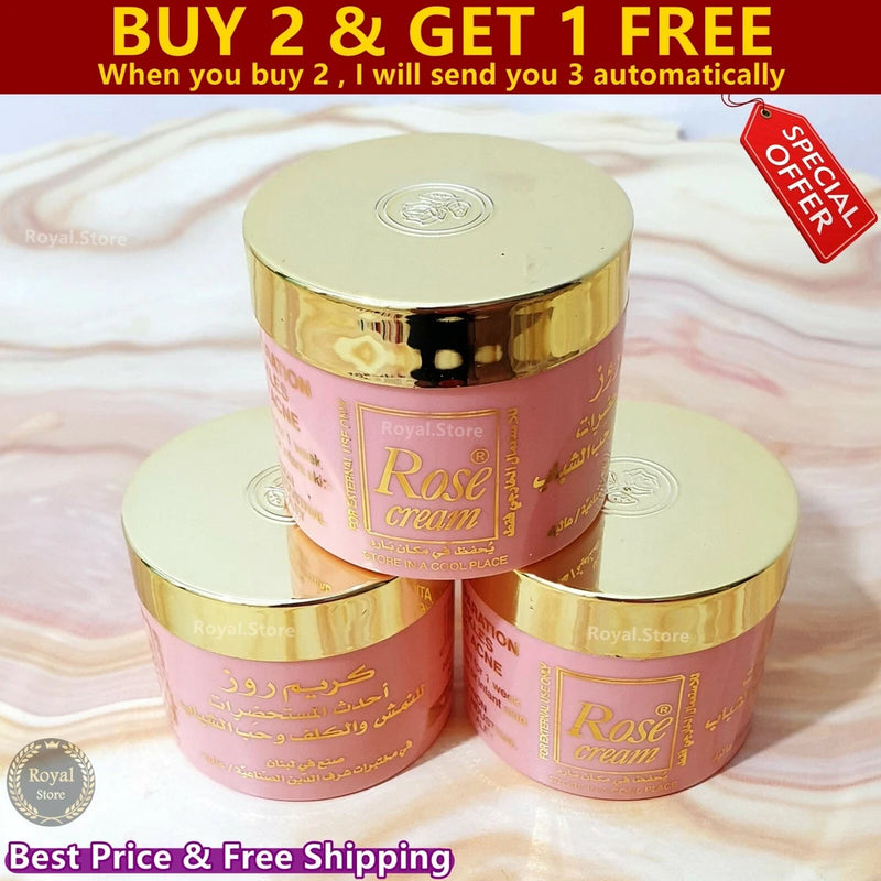 1 Pcs : Rose cream 25g For freckles & Spots & Acne ____ ___ - BUY 2 GET 1 FREE Roses