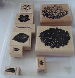 VTG Stampin' Up Definitely Decorative Hydrangea Stamp Flower LRS17 - 8 pcs -READ Hydrangea