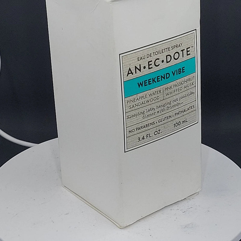 Anecdote Fragrances Weekend Vibe Eau De Toilette Spray 3.4oz EDT