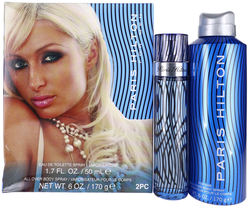 Paris Hilton for Men Set: Eau de Toilette + Body Deodorant (1.7+6.0oz) Shopworn EDT