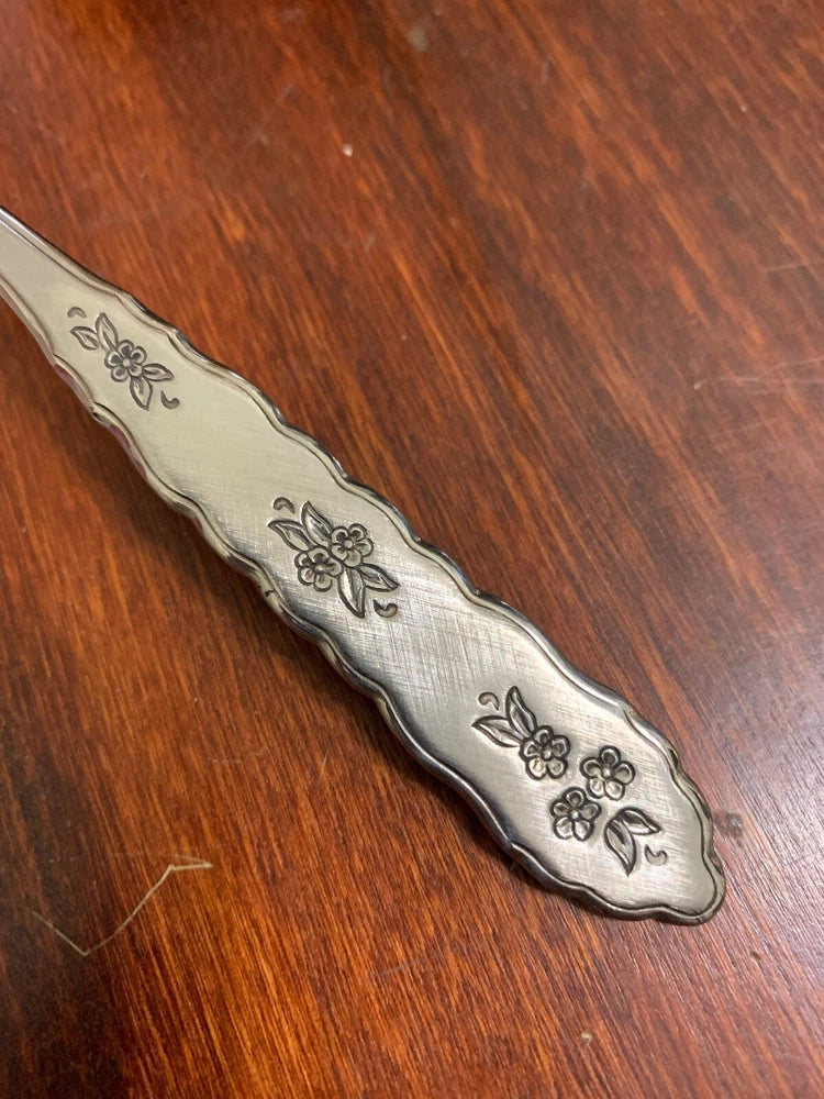 Oneida FLORAL BOUQUET Stainless Distinction burnished Silverware CHOICE Flatware Bouquet