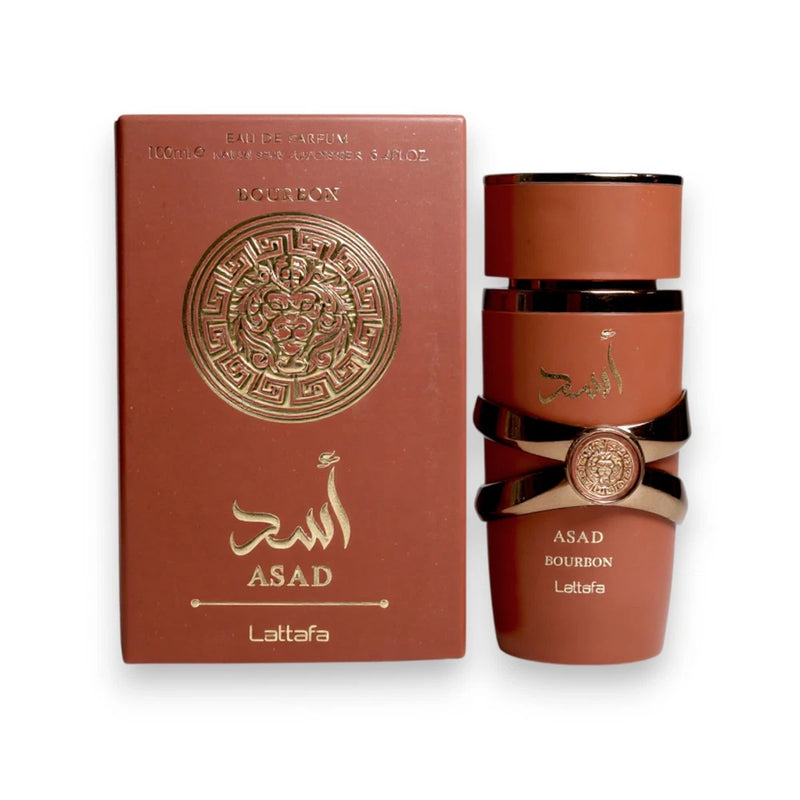 LATTAFA ASAD BOURBON EDP SPRAY 3.4 OZ / 100ML MENÕS COLOGNE NEW IN BOX EDP