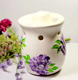 Purple Hydrangea Wax Melt Warmer, Hand Painted Home Decor, Hydrangea Gift Hydrangea