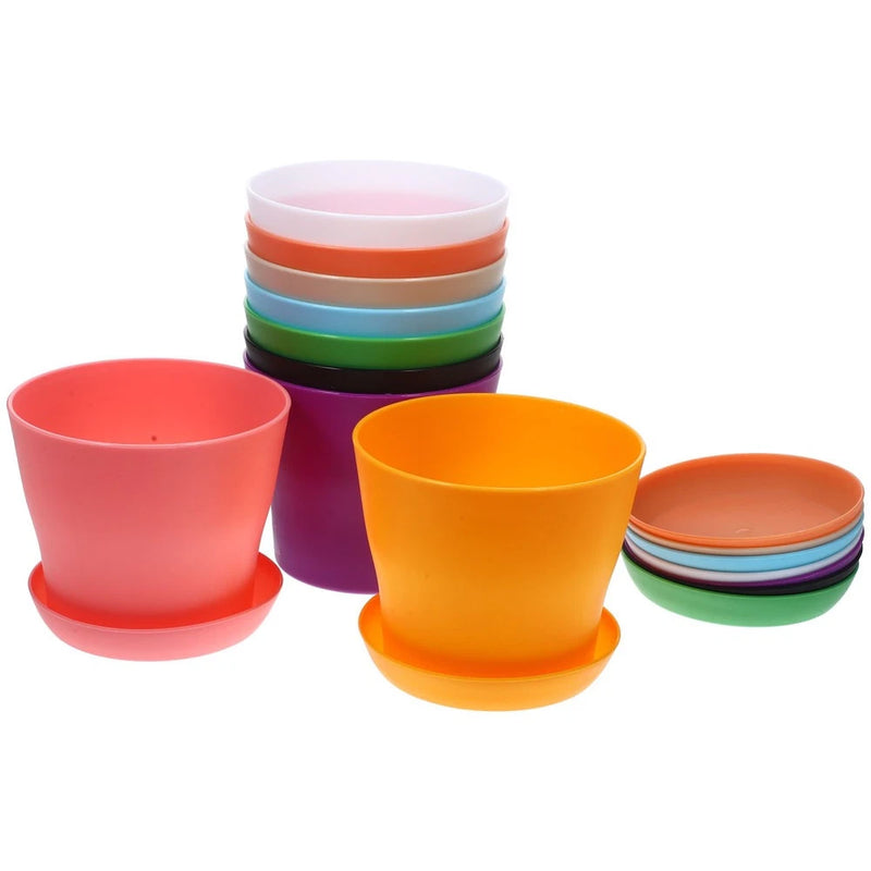 9 Sets Orchid Potflowerpot Garden Containers for Orchids Planter Garden Plants