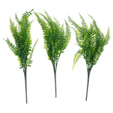 3 Pcs Garden Faux Plants Realistic Greenery Stems Artificial Bulk Green Plant