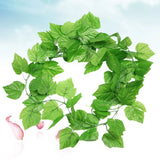 12 Pcs/Pack Decorative Vines Fake Simulation Greenery Plant Artificial Green Plant
