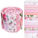 42Pcs Jelly Roll Fabric Strips 2.5 x 39.4 Inch Pre-Cut Cotton Strips Bundles ... Flowering Plants