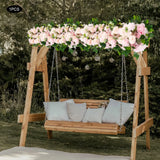 100cm Modern Pink Oncidium Artificial Flower Row Wedding Table Flowers Row Hydrangea
