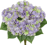 Green Purple Hydrangea Artificial Flowers Large Artificial Hydrangeas Silk Flowe Hydrangea