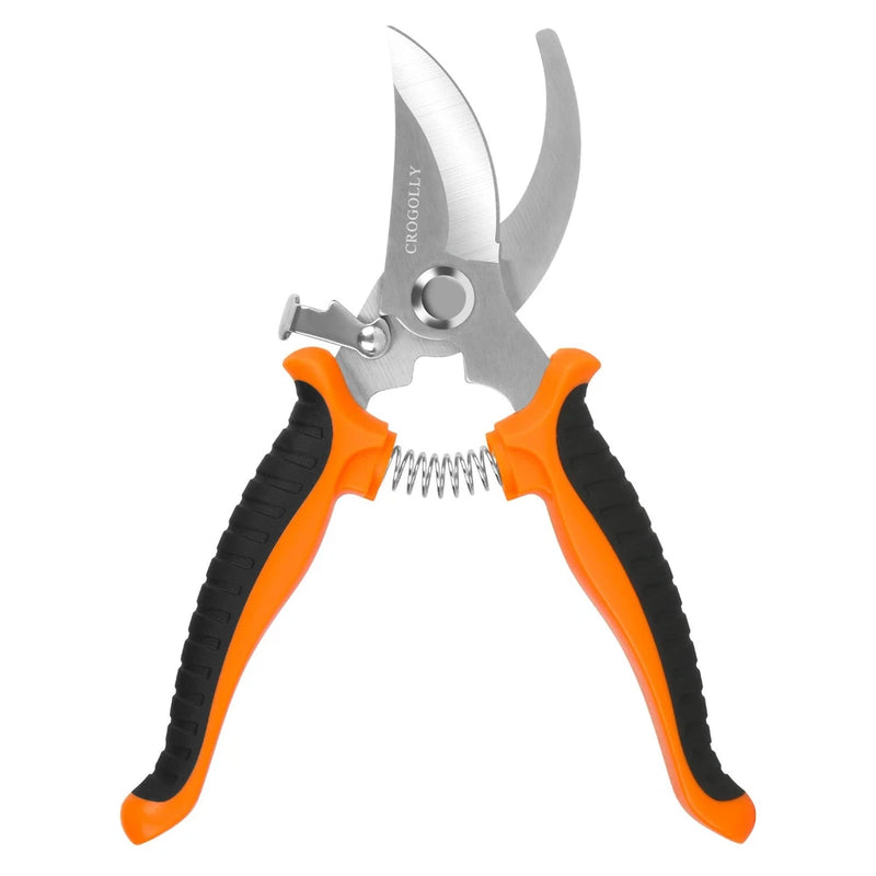 7.5" Gardening Pruning Shears, Soft Handle Pruning Shears, Garden Scissors, P... Garden Plants