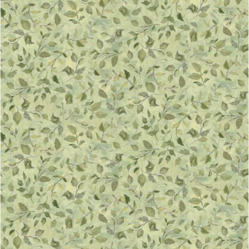 Hydrangea Reverie Leaves Cotton Fabric Hydrangea