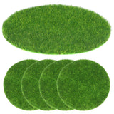 5 Pcs Moss Miniature Landscape Artificial Fake Green Grass for Crafts Green Plant