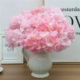 Large 6 Heads Artificial Flower Bunch Silk Hydrangea Wedding Bouquet Gift Decor Hydrangea