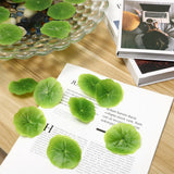 30 Pcs Simulated Lotus Leaf Decoration Artificial Floating Plants Leaves Pond Green Plant