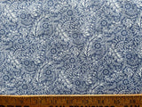 Vintage Cotton Quilt Fabric Floral Cambridge Commom Free Spirit Blue by 1/2 Yard Flowering Plants