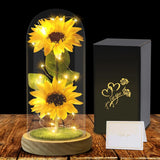 Valentines Day Gifts Sunflower Gifts for Women Mom Grandma, Enchanted LED Sunflower