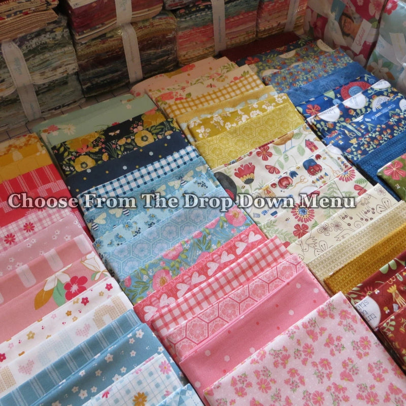 Florals & Novelties Fat 1/4's By Riley Blake, $3.99 Ships Any Amount Of Fabric. Flowering Plants