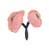 New enamel peony brooch women's simple flower pin flower clothing accessories Peony