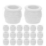 30 Pcs Mini Plastic Flower Pots for Bonsai Simulation Garden Decor Garden Plants