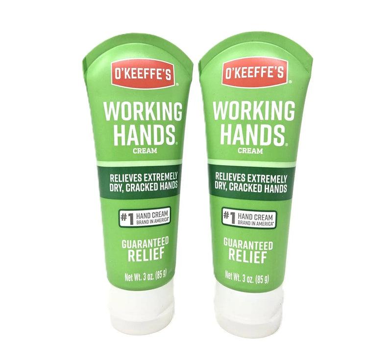 O'Keeffe's Unscented Moisturizing Working Hands Hand Healing Cream, 85g - 2 Pack Bouquet