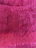 Burgundy color crushed silken like soft chiffon Fabric By the Yard 48" Flowering Plants