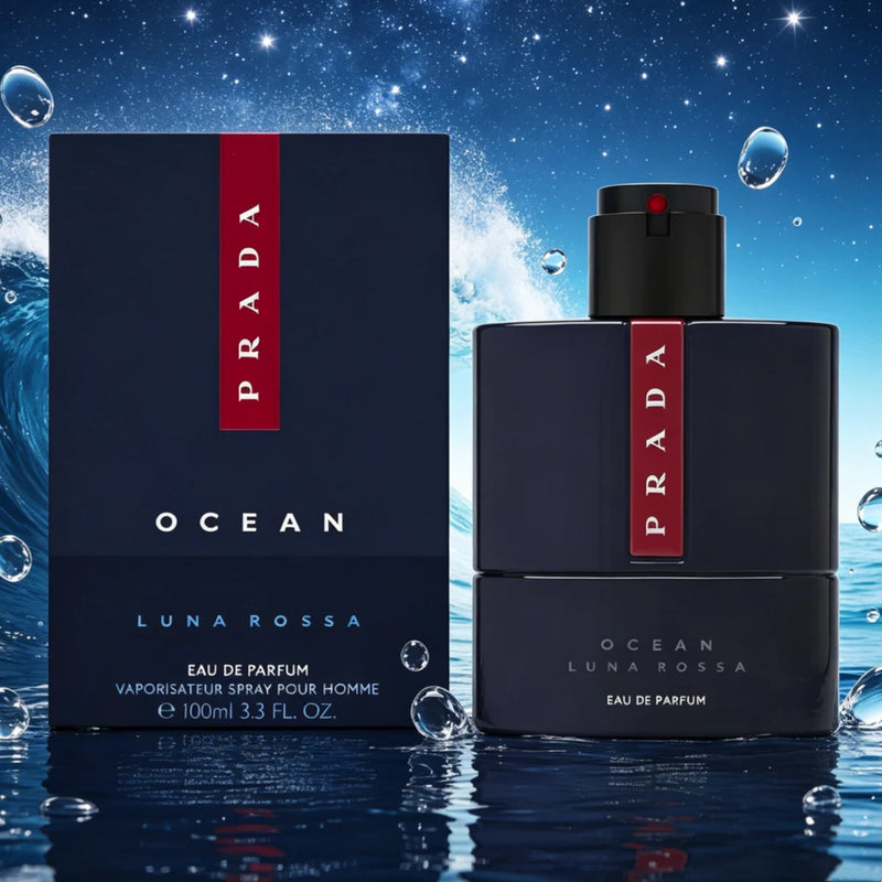 PRADA Luna Rossa OCEAN By Prada EDP for Men 3.4 oz - 100 ml *NEW* EDP