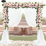 Artificial Flowers Artificial Elegant Flowers Row 100*30cm for Home PartyWedding Hydrangea