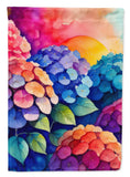 Caroline's Treasures Hydrangeas in Color House Flag DAC1440CHF Hydrangea