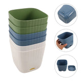 6 Pcs Small Flower Pots Planter for Indoor Plants Plastic Garden Garden Plants