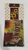 Fall Garden Flag Welcome with Sunflowers Flowers Decoration Flag 12x18" NEW Sunflower