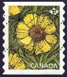 Canada sc#2978 Yellow Daisies, Unit from Coil - Used Daisies