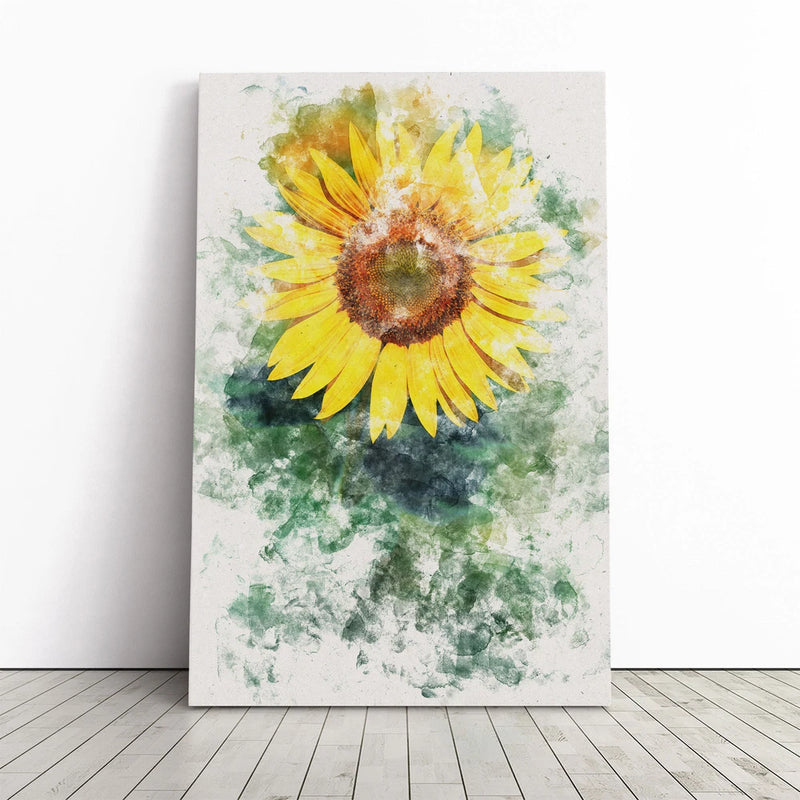 The Sunflower Canvas Wall Art Print Framed Picture Decor Living Room Bedroom Sunflower