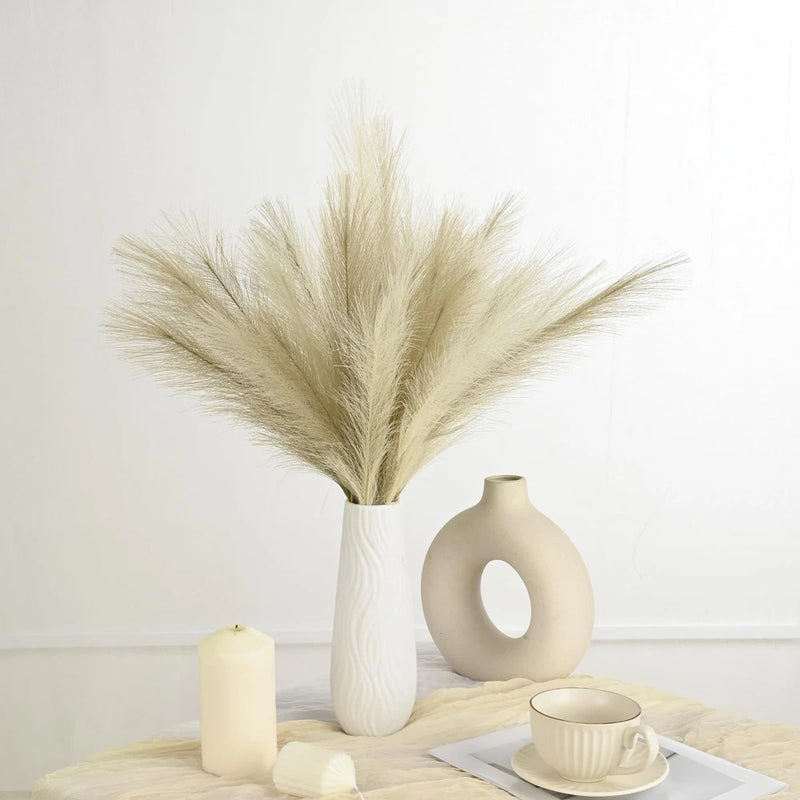 36PCS Faux Pampas Grass 21.7 Inch, Small Artificial Pampas Grass Decor for Va... Pampas Grass