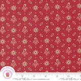 Moda ROUENNERIES TROIS 13965 15 Rouge Red FRENCH GENERAL Quilt Fabric Flowering Plants