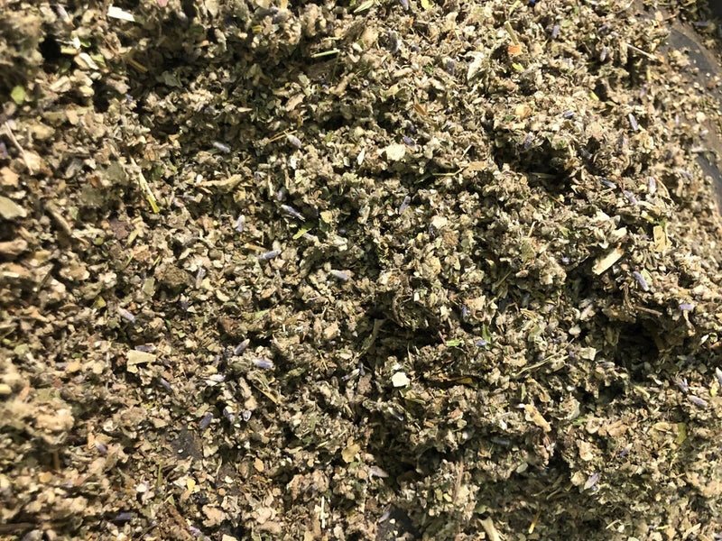 No.31 Mix - Clove Mint Skullcap Mullein Coltsfoot  Lavender Raspberry - 4 Ounces Dried Flower