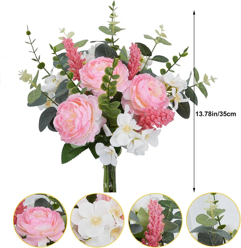 Faux Peony Floral Decoration Bouquet Peony