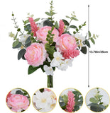 Faux Peony Floral Decoration Bouquet Peony