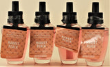 QTY 4 - Bath & Body Works MARKET PEACH Wallflowers Home Fragrance Oil Refills Bouquet