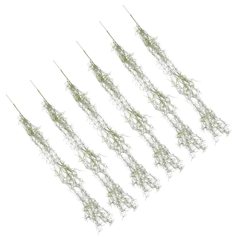 6 Pcs Artificial Vine Decoration Moss for Decorating Decorative Greenery Vines Green Plant
