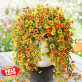 ZFProcess Artificial Hanging Flowers Yellow Orange Daisy Daisies