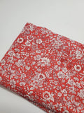 Liberty Fabrics 100% Cotton Florals Red Sew Quilt Craft NEW FAT QUARTER Flowering Plants