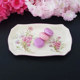 Vintage Royal Winton Pink & Mauve Carnations Rectangular Trinket Vanity Tray Carnation