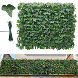 Uimoso Expandable Privacy Screen 25 x 126 in Artificial Plant Wall for Patio Green Plant