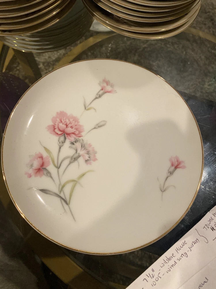 Royal Court Carnation China Salad Plate 7-3/8Ó Carnation
